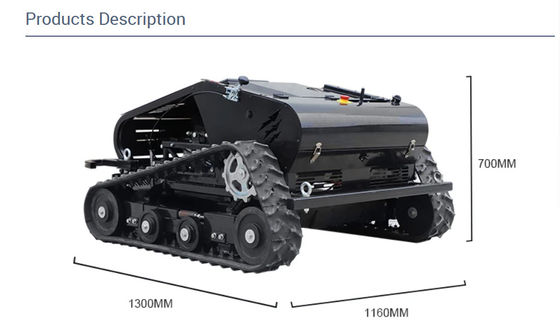 23hp Gasoline Engine Remote Control Lawn Mower Grass Cutter Power 1800W