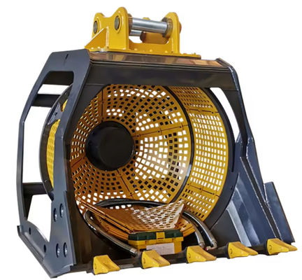 Top Soil Screening Bucket CE Certificated Rotary Screening Bucket