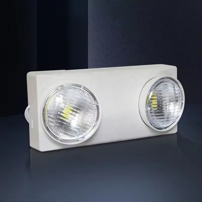 Fire Emergency Lights Rechargeable LED Double-headed Emergency Lights Wholesale Lithium Ion Battery White Li-ion 80 2 X