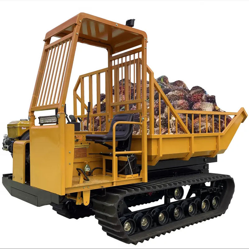 Farming Equipment Agricultural Track Carrier Oil Palm Mini Crawler ...