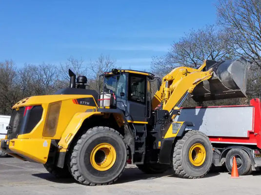 Earth-Moving Machinery 7Ton Hydraulic Articulated Wheel Loader 877H Heavy Equipment