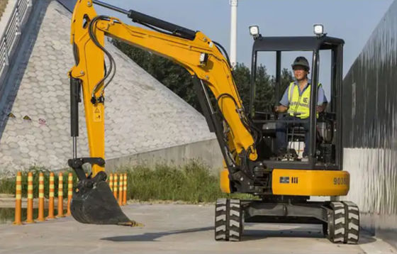 Earth-Moving Machinery 9035E 3.8T Mini Crawler Excavator Digging Machine  3.5 Ton Hydraulic Mini Excavator