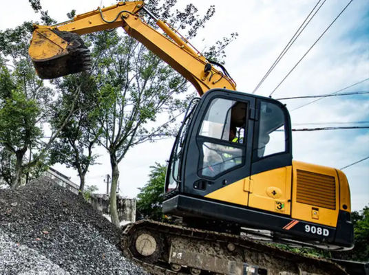 New Condition Excavator 8t 0.32 Bucket Capacity Engineering Excavator 908E Construction Excavator 7.5 Crawler Hydraulic