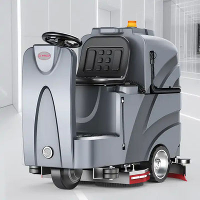 Electric Concrete Floor Cleaner Machine Heavy Duty Battery Powered OEM