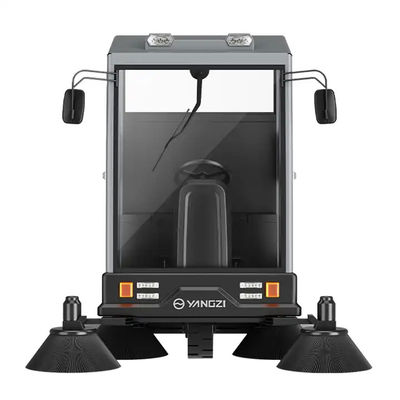 YZ-S12 All Closed Industrial Ride-on Floor Sweeper Machine Park Road Street Sweeper Car