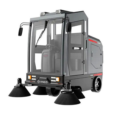 YZ-S12 All Closed Industrial Ride-on Floor Sweeper Machine Park Road Street Sweeper Car
