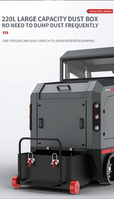 YZ-S12 All Closed Industrial Ride-on Floor Sweeper Machine Park Road Street Sweeper Car