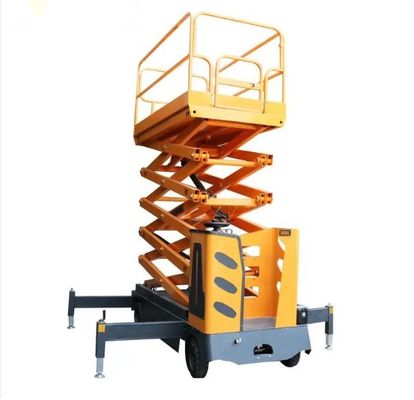 Handling Equipment 4Wheels Steering Self-Propelled Scissor Lift Platform Electric Aerial Work Platform