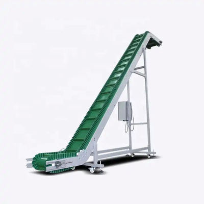CE Conveyor Assembly Line Inclined Belt Conveyor 50Hz For Fruits