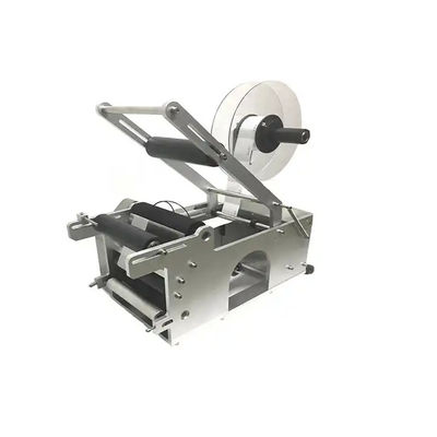 Hand Pressed Round Bottle Labeling Machine Semi Automatic 220V