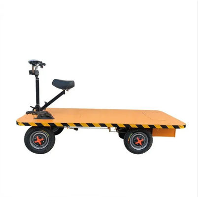 Electric Four-wheel Flat Car Shop Car Electric Car Warehouse Cargo Flat Car