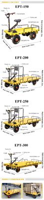 Electric Four-wheel Flat Car Shop Car Electric Car Warehouse Cargo Flat Car