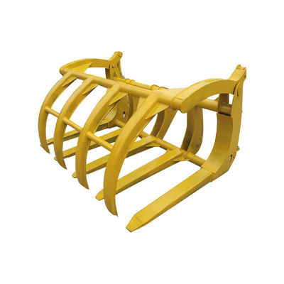 ISO Logistics Machines Double Cylinder Tractor Grapple Bucket