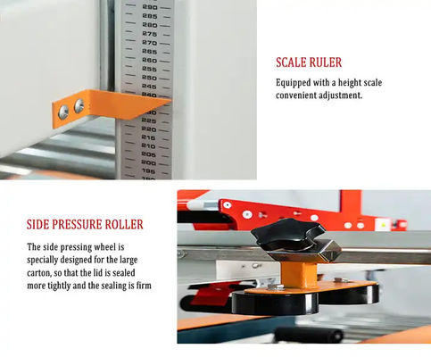 Bottom Tape Carton Sealing Tape Machine Customizable For Corrugated Box