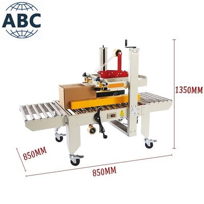 Bottom Tape Carton Sealing Tape Machine Customizable For Corrugated Box