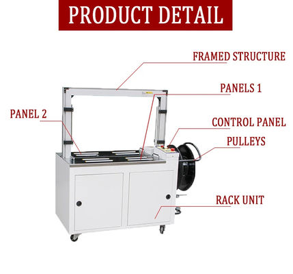 YH-101A Import Automatic Carton / Case Strapping Machine For PP Straps Pouch Packing Machine