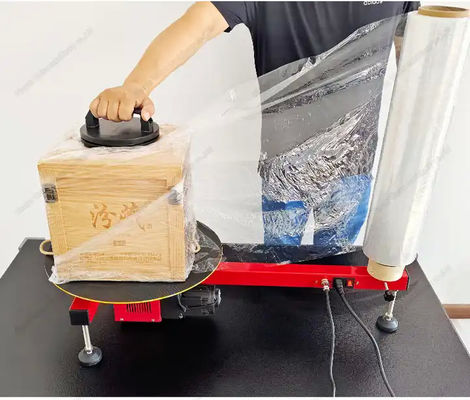 PE Film Stretch Film Carton Box Wrapping Machine Customized 110V