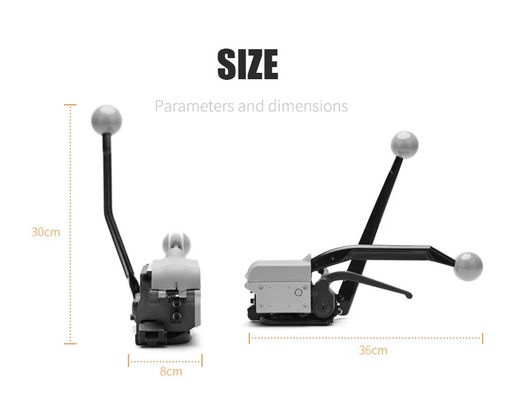 Steel Belt Buckle-free Manual Baler Buckle Free Sealless Steel Strapping Hand Tool Packing Machine For Steel Belt