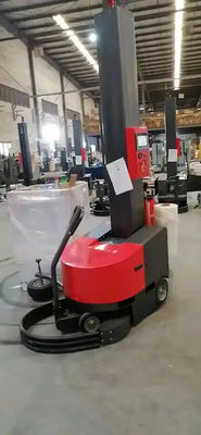 Self Propelled Robot Pallet Wrapper Machine Intelligent Automatic
