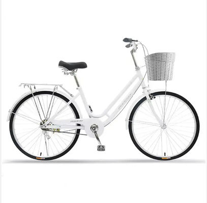 Lightweight White Classic City Bikes  for Urban Commutes