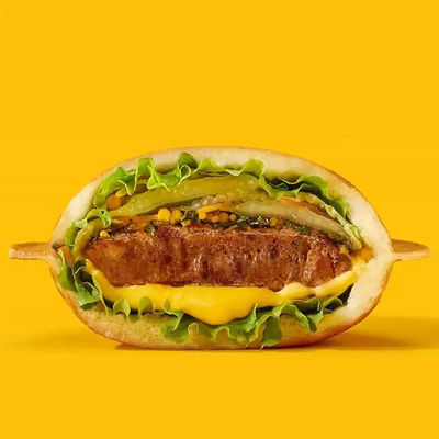 UFO Bread Hamburger Electric Press Commercial Scone Electric Stainless Steel Meat Burger Machine Casual Snack Equipment