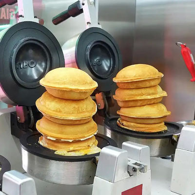 UFO Bread Hamburger Electric Press Commercial Scone Electric Stainless Steel Meat Burger Machine Casual Snack Equipment