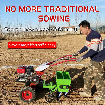 Green Agricultural Farm Machinery Wheat Seed Planter For Greenhouse