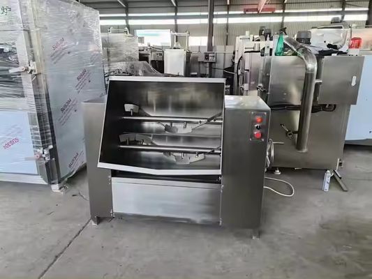 4kw Food Processing Machines 304 Stainless Steel meat mixing machine