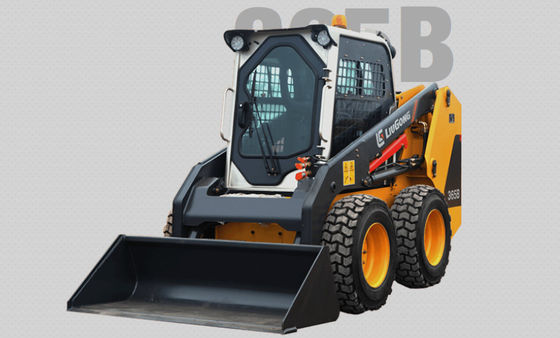 3 Ton 50HP Ws75 Skid Steer Concrete Mixer 30hp China Skid Steer Loader 365B