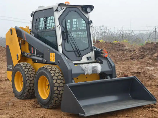 3 Ton 50HP Ws75 Skid Steer Concrete Mixer 30hp China Skid Steer Loader 365B