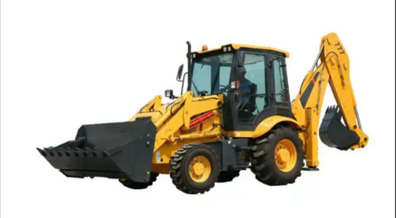 75KW 8 Ton Loader Mini Backhoe Loader CLG764A 4x4 Backhoe Excavator Loader