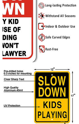 Reflective Speed Limit Signs