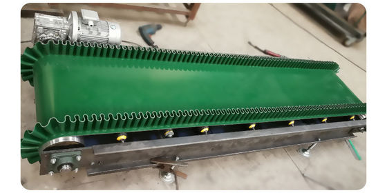PVC Conveyor Assembly Line Fire Resistant Flat Belt Conveyor