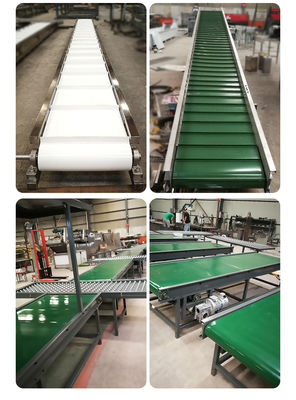 PVC Conveyor Assembly Line Fire Resistant Flat Belt Conveyor