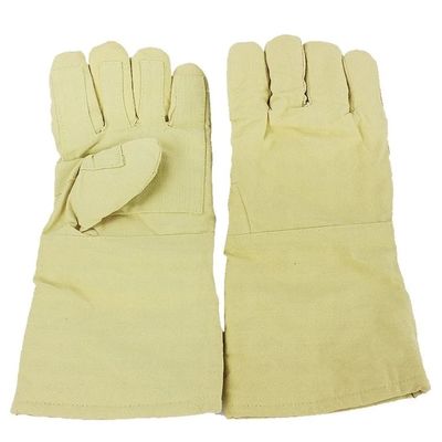 Anti Cutting Aramid Fiber Gloves High Temperature Resistance OEM