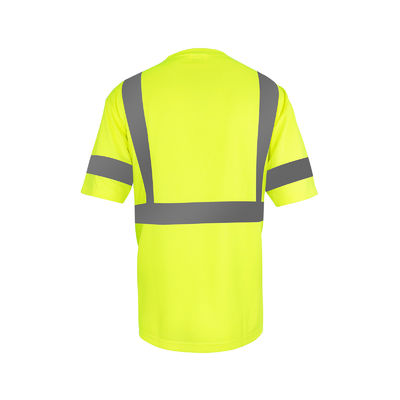 Fluorescent Orange Road Safety Products Safety Hi Vis Long Sleeve Shirts