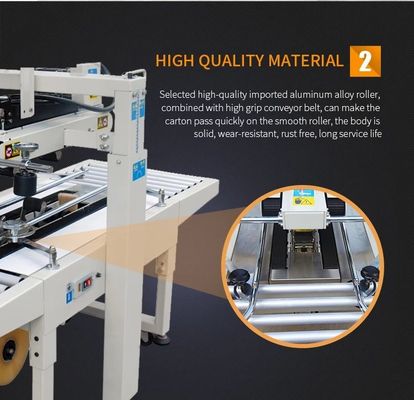 Electric Stable Automatic Carton Sealing Machine Adjustable 110V