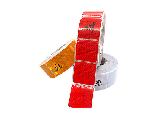 Hi Vis Adhesive Reflective Truck Tape White Yellow Red ECE 104 R ECE-104
