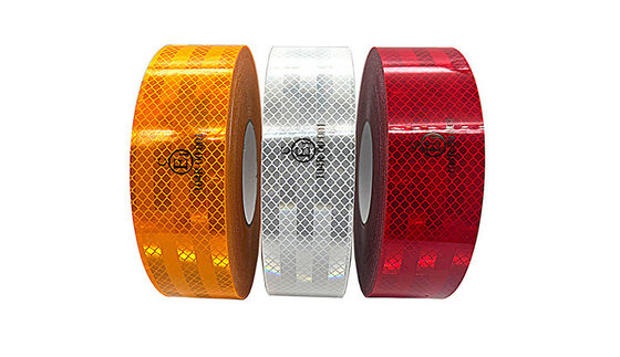Hi Vis Adhesive Reflective Truck Tape White Yellow Red ECE 104 R ECE-104
