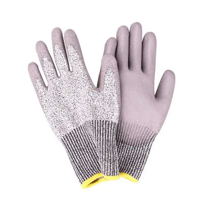 Wear Resistant Road Safety Products Polyester Nitrile Coated Glove