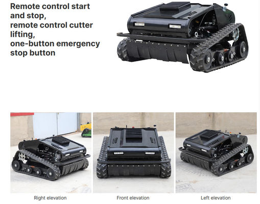 23hp Gasoline Engine Remote Control Lawn Mower Grass Cutter Power 1800W
