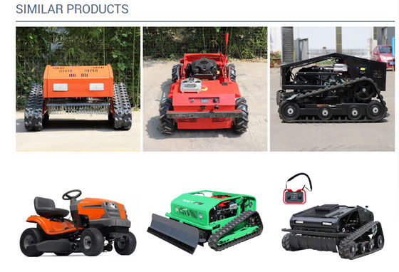 23hp Gasoline Engine Remote Control Lawn Mower Grass Cutter Power 1800W