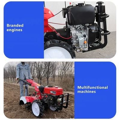 Gasoline Agricultural Farm Machinery 4.0 Kw Farm Tractor Tiller