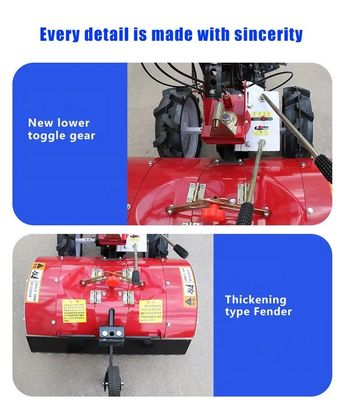 Gasoline Agricultural Farm Machinery 4.0 Kw Farm Tractor Tiller