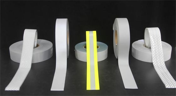 100% Cotton Safety Reflective Tape Flame Retardant High Washability
