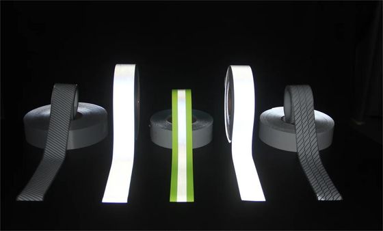 100% Cotton Safety Reflective Tape Flame Retardant High Washability