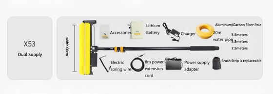 X53 Solar Panel Washing Equipment PV Washing Solar Cleaning Brush