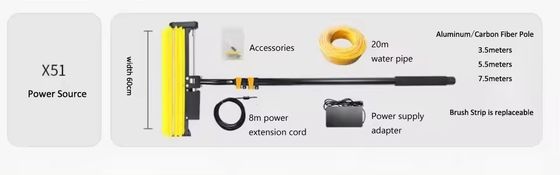X53 Solar Panel Washing Equipment PV Washing Solar Cleaning Brush
