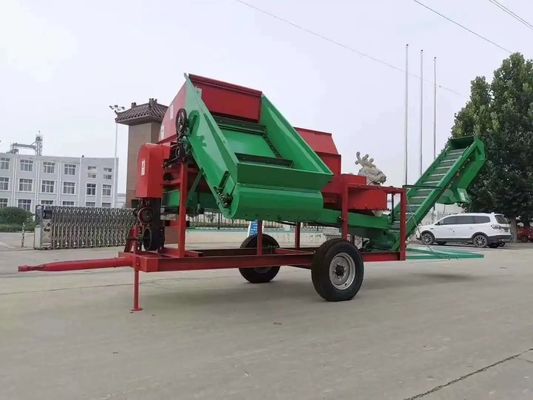 OEM Peanut Picker Machine 7.5kw Groundnut Combine Harvester