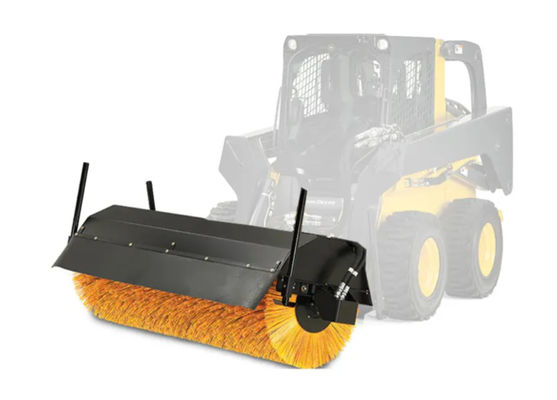 Backward Skid Loader Broom Snow Angle Sweeper CE Certificate